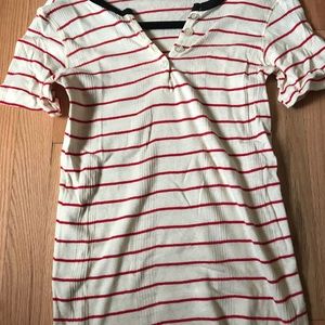 Jcrew/Edith Miller-Striped Tee-Large